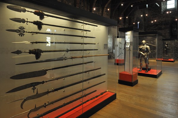 Mediaeval armoury at the Gravensteen