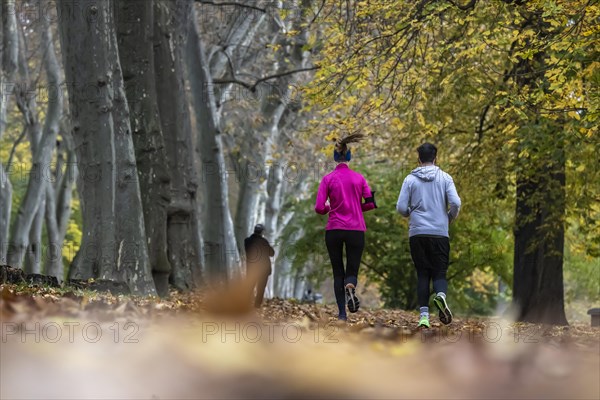 Outdoor activity in autumn weather