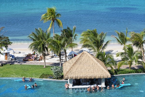 Pool bar at Sandals Dunn's River Hotel