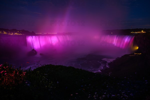 Canadian side view of Niagara Falls