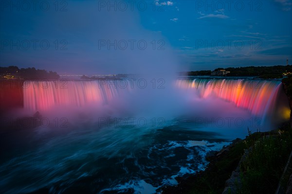 Canadian side view of Niagara Falls