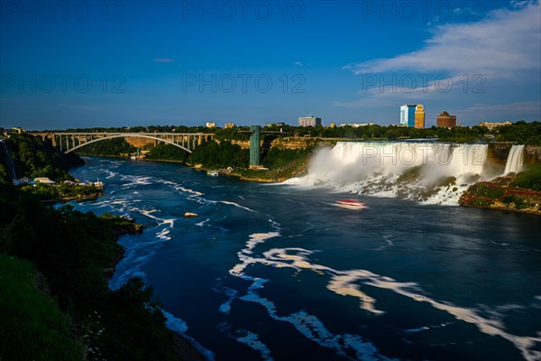 Canadian side view of Niagara Falls