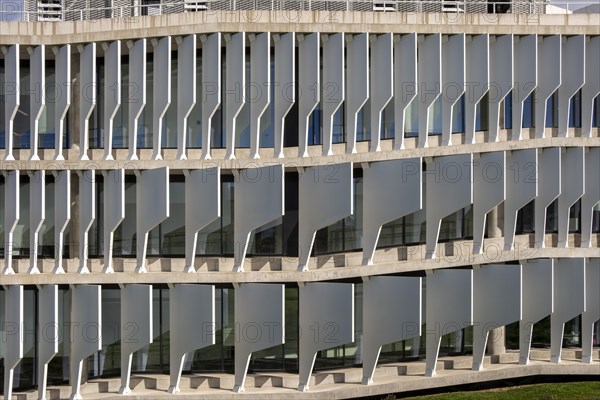 The BBVA headquarters in Madrid in Spain