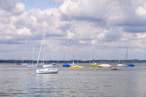 Sailing boats on Lake Chiemsee