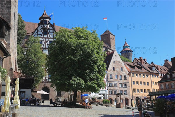 In the historic centre of Nuremberg