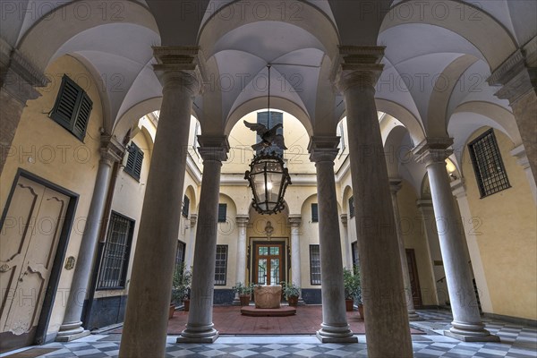 Inner courtyard of Palazzo Doria Gio Battista Spinola