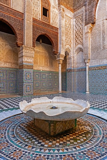 Fountain in the Mesbahiyya Madrasa