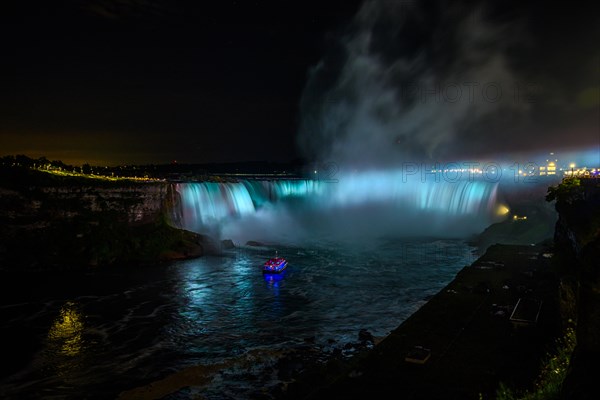 Canadian side view of Niagara Falls