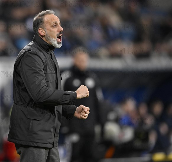 Coach Pellegrino Matarazzo TSG 1899 Hoffenheim on the sidelines Gesture Gesture PreZero Arena