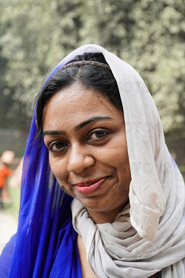 Indian teacher visiting the Humayun Mausoleum