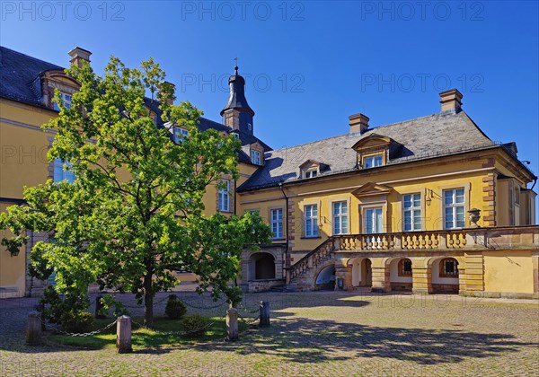 Inner courtyard of Friedrichstein Castle