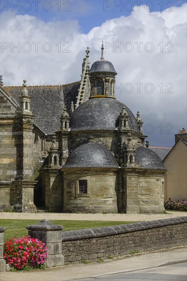 Saktristei, Enclos Paroissial de Pleyben enclosed parish from the 15th to 17th centuries, Finistere department, Brittany region, France, Europe