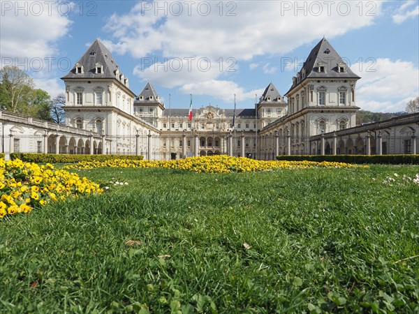 Castello del Valentino in Turin, Italy, Europe