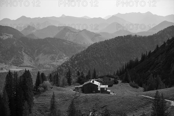 Taubensteinhaus, Spitzingsee, Mangfallgebirge, Bavarian Prealps, Upper Bavaria, Bavaria, Germany, Europe