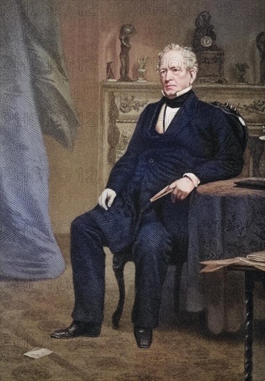 Edward Everett (born 11 April 1794 in Boston, Massachusetts, died 15 January 1865) was an American politician of the Whig Party. He was Governor of Massachusetts from 1836 to 1840 and Secretary of State of the United States from November 1852 to March 1853, after a painting by Alonzo Chappel (1828-1878), Historical, digitally restored reproduction from a 19th century original