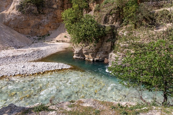 River Aoos, Tepelene District, Albania, Europe