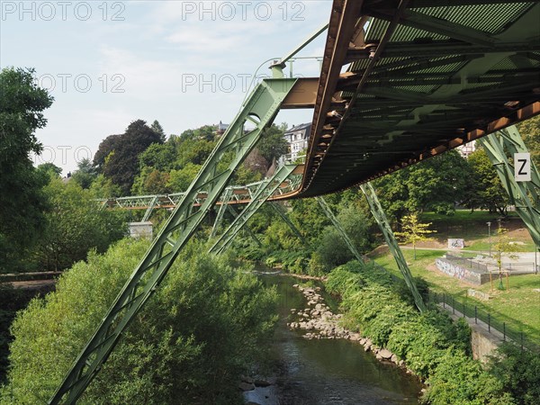 Wuppertaler Schwebebahn (Wuppertal Suspension Railway), Germany, Europe