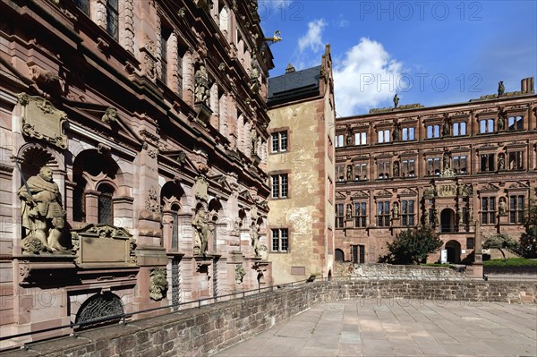Heidelberg castle, Friedrich Wing, Pharmacy Museum of Germany, Heidelberg, Baden Wurttemberg, Germany, Europe