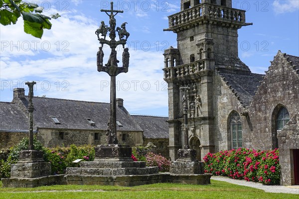 Sainte Marie du Menez Hom chapel, Finistere department, Brittany region, France, Europe