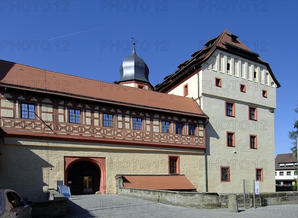 Imperial palace, prince-bishop's castle from the 14th century, Forchheim, Upper Franconia, Bavaria, Germany, Europe