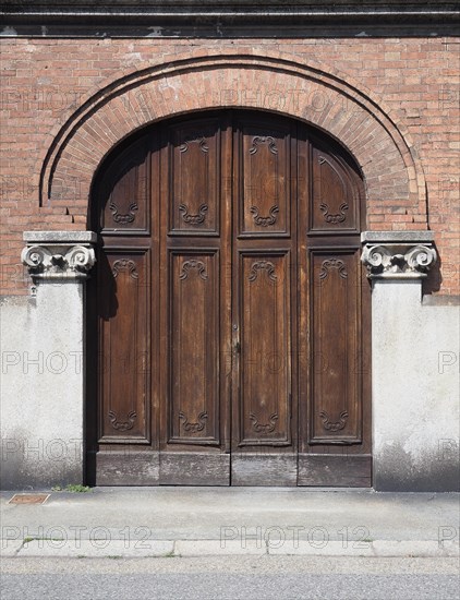 Ancient wooden gate