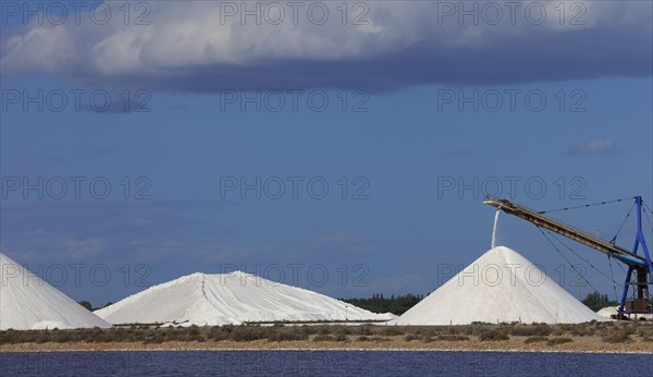 Salt works, Gard, Petite Camargue, Provence, France, Europe