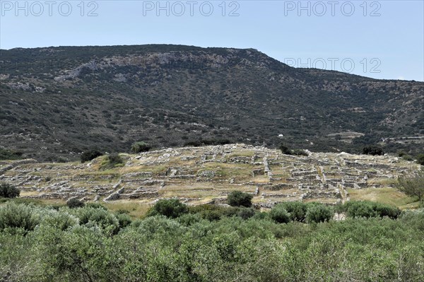 Gournia, Minoan archaeological site, Crete, Greece, Europe