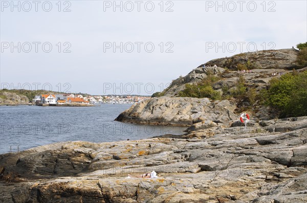 Archipelago island Marstrandsoe, in the background the archipelago island Kooen, Marstrand, Vaestra Goetalands laen, Sweden, Europe