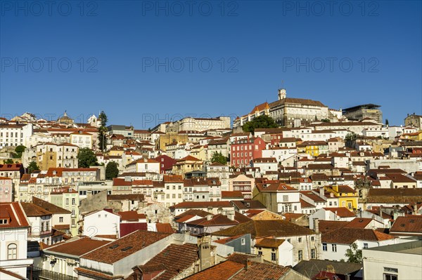 View at the town suburbs from above, Coimbra