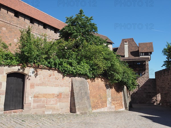 Nuernberger Burg castle in Nuernberg, Germany, Europe