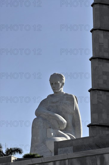 Monument, Memorial Jose Marti, Plaza de la Revolucion, Centre of Havana, Habana Nueva Vedado, Cuba, Greater Antilles, Caribbean, Central America, America, Central America