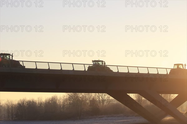 Farmers' protest on 10.01.24 in Dresden, Saxony