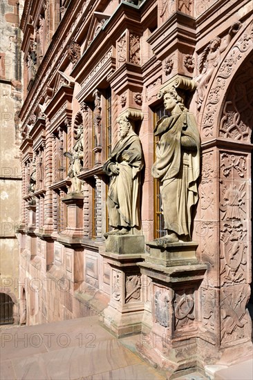 Heidelberg castle, Friedrich Wing, Pharmacy Museum of Germany, Heidelberg, Baden Wurttemberg, Germany, Europe