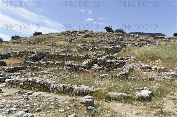 Gournia, Minoan archaeological site, Crete, Greece, Europe