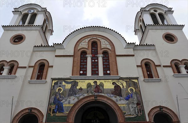 Hagia Trias Church in Agios Nikolaos (Aghios Nikolaos), Crete, Greece, Europe