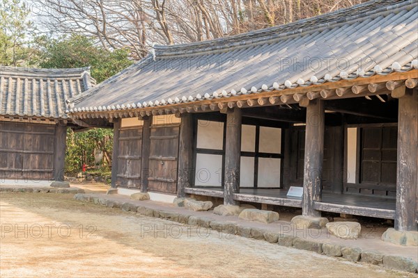 Buildings from Joseon dynasty located at ancient ship building location in South Korea