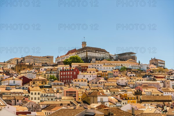 Amazing view at the town from above, Coimbra, Portugal, Europe