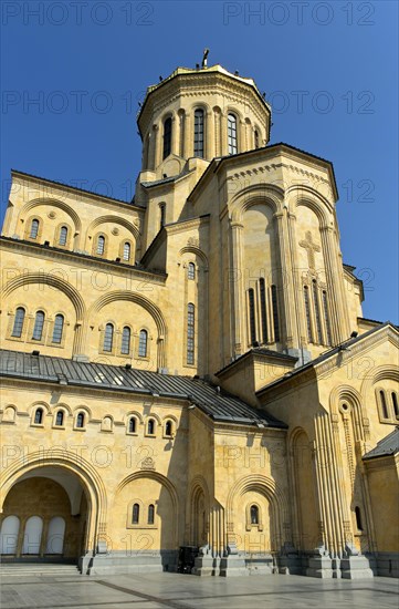 Sameba Cathedral, Holy Trinity Church, in the district of Avlabari, Tbilisi, Tbilisi, Georgia, Asia