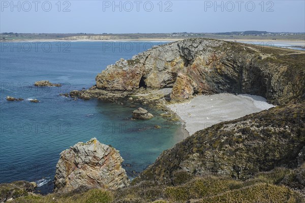 Pointe de Dinan, Crozon, Crozon Peninsula, Finistere Penn ar Bed department, Brittany Breizh region, France, Europe