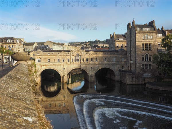 Pulteney Bridge in Bath, UK