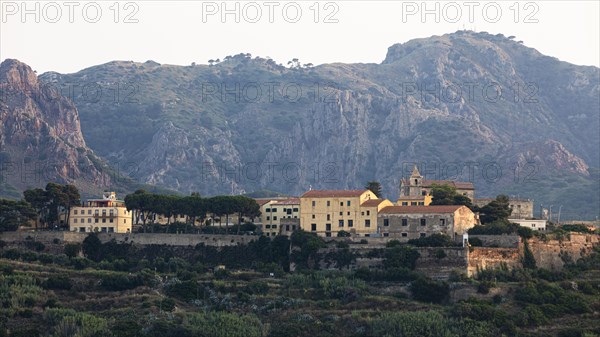 Fortress of San Giacomo above the village of Porto Azzurro, Elba, Tuscan Archipelago, Tuscany, Italy, Europe