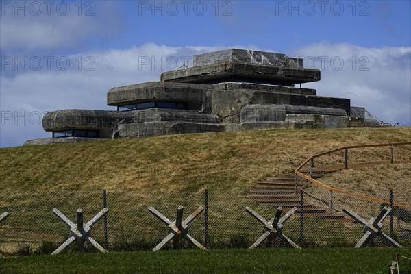 Musee Memoires 39-45, World War II bunker near the Pointe Saint-Mathieu, Plougonvelin, Finistere department, Brittany region, France, Europe