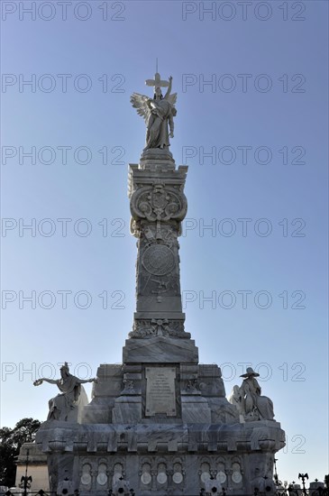 Mausoleum of the Firemen, Cementerio de Cristobal Colon, Christopher Columbus Cemetery, 56 ha cemetery, Havana, Cuba, Greater Antilles, Caribbean, Central America, America, Central America