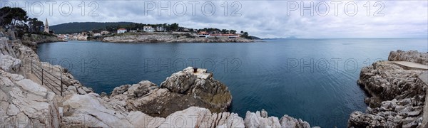 Harbour entrance, Veli Losinj, Kvarner Bay, Croatia, Europe