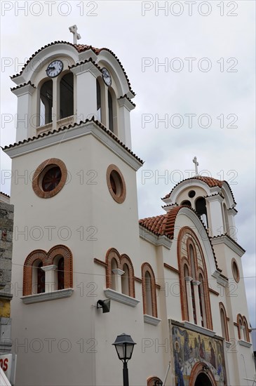 Hagia Trias Church in Agios Nikolaos (Aghios Nikolaos), Crete, Greece, Europe