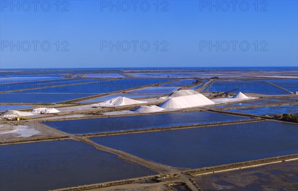 Salt works, Gard, Petite Camargue, Provence, France, Europe