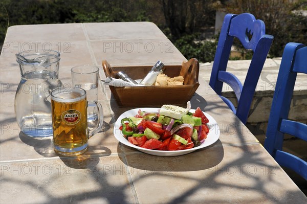 Taverna of Falassarna, West Coast, Crete, Greece, Europe