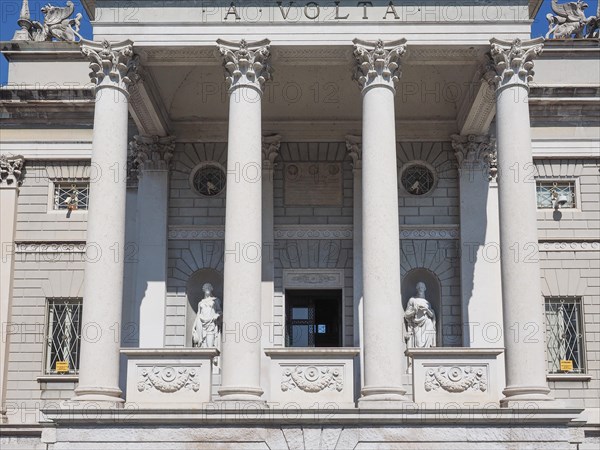 Tempio Voltiano (Volta Temple) in Como, Italy, Europe