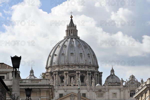 Dome, St Peter's Basilica, Vatican, Rome, Italy, Europe