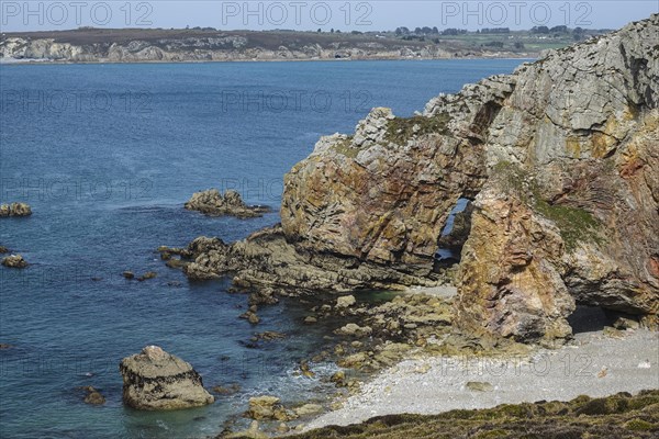 Pointe de Dinan, Crozon, Crozon Peninsula, Finistere Penn ar Bed department, Brittany Breizh region, France, Europe